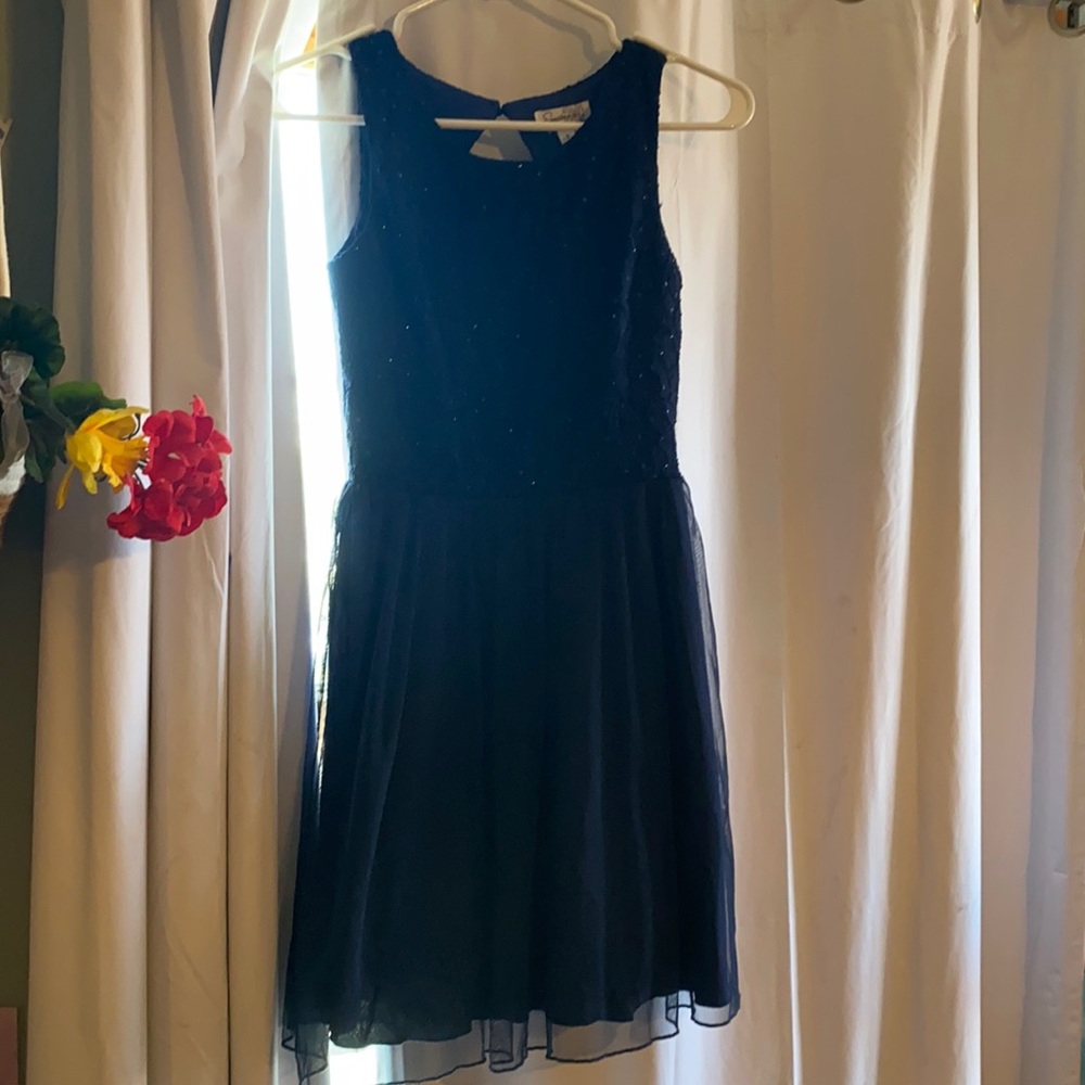 Navy homecoming dress